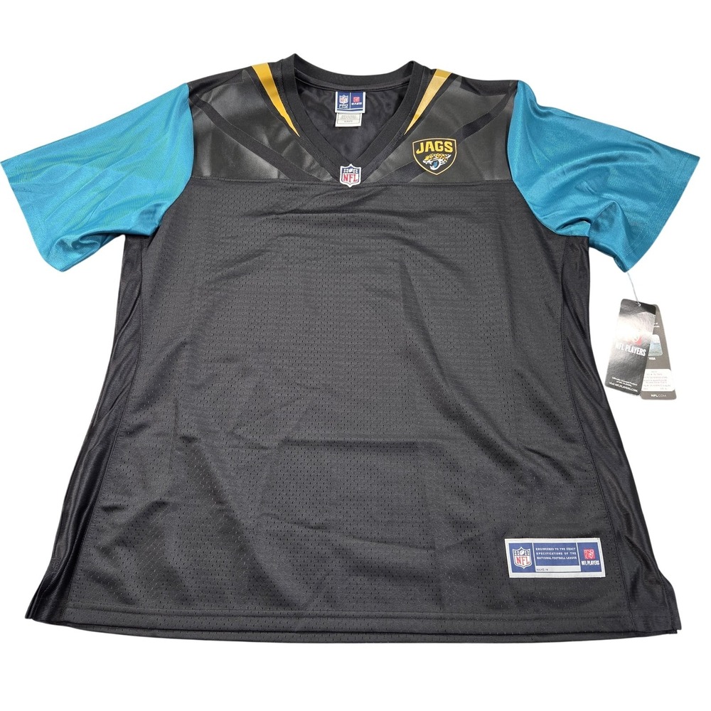 Jacksonville Jaguars Jersey Womens XL Black NFL Football NFL Pro Line Blank